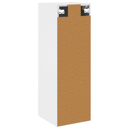 Стенно Баня Кабинет Бяло 33 x 34,5 x 100 см Инженерна дървесина