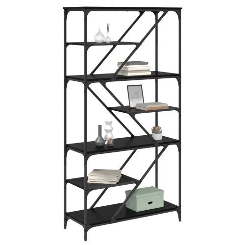 Рафт за книги 9 нива 91 x 36 x 176 см Инженерна дървесина