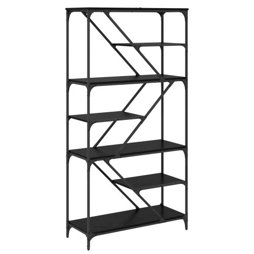 Рафт за книги 9 нива 91 x 36 x 176 см Инженерна дървесина