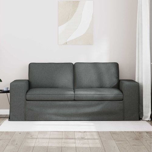 Диван Тъмен сив 182 x 80 x 82 см текстил