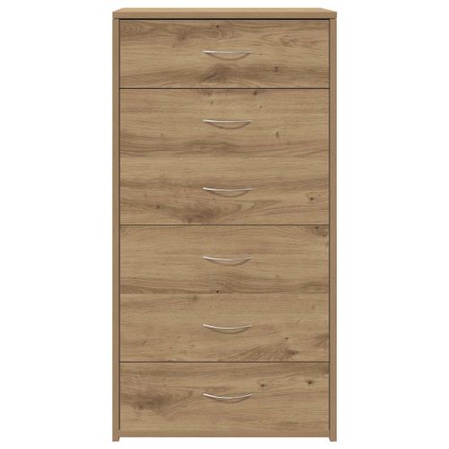 Шкаф с 6 чекмеджета Artisan Oak 50x34x96 cm Инженерна дървесина