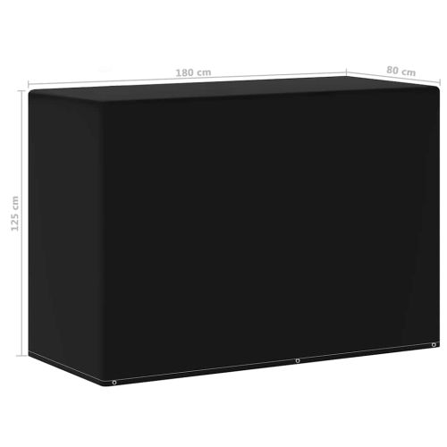 Градинско покривало 6 капси за газови барбекюта 180x80x125 см