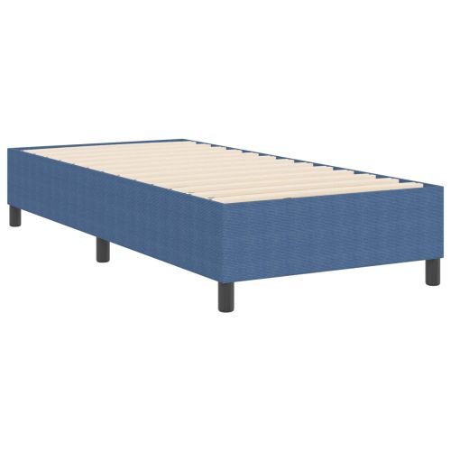 Платформено легло Синьо 90 x 200 cm Кордюрова тъкан