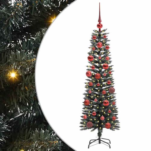 С изкуствено коледно дърво с 150 LED светодиода Зелен 150 cm