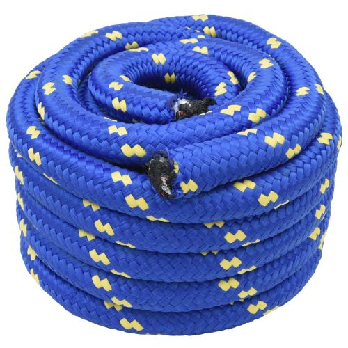 Въже за лодка 5 mm 25 m Синьо