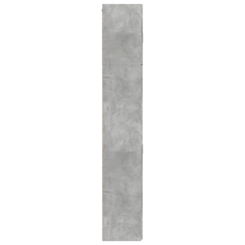 Висок шкаф, бетонно сив, 80x42,5x249 см, инженерно дърво