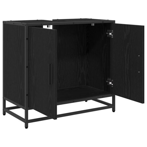 Шкаф за мивка в баня Черния дъб 65 x 33 x 60 см