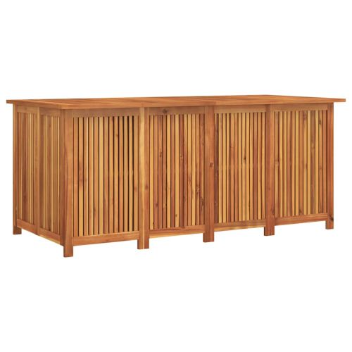 Градинска кутия за съхранение 200x80x75 см акациево дърво масив