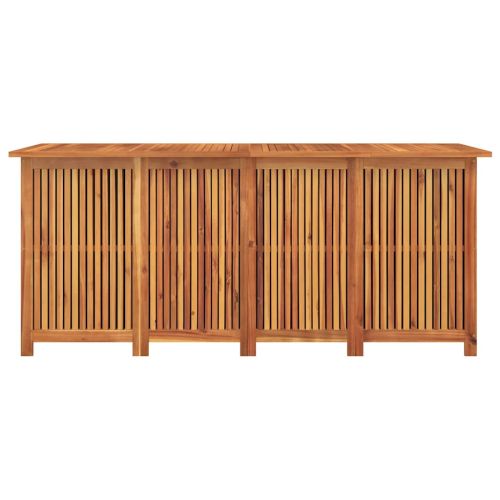 Градинска кутия за съхранение 200x80x75 см акациево дърво масив