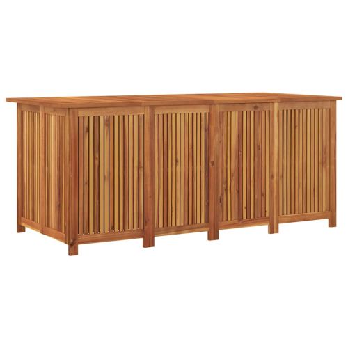 Градинска кутия за съхранение 200x80x75 см акациево дърво масив