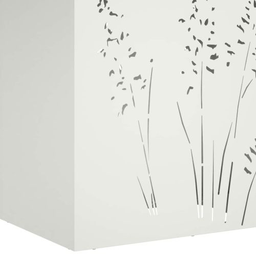 Градинска саксия 2 бр. Бяло 50 x 30 x 75 см