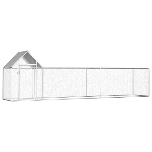 Птичарник, 5x1x1,5 м, поцинкована стомана