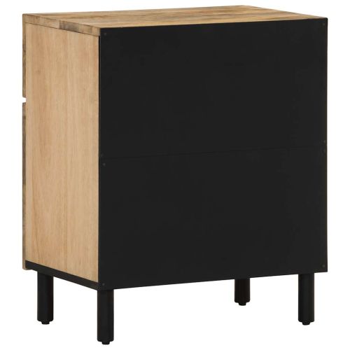 Нощно шкафче 50x33x60 см мангово дърво масив