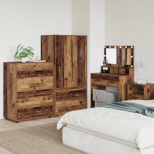 Шкафове за съхранение 80 x 48 x 105 см Инженерна дървесина