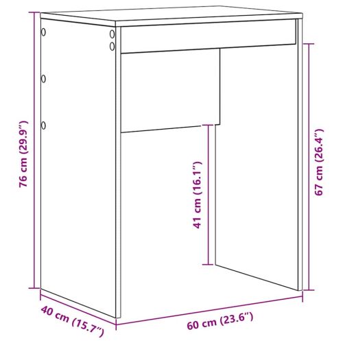 Бюро Старо дърво 60 x 40 x 76 см