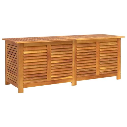 Градинска кутия за съхранение 150x50x56 см акациево дърво масив
