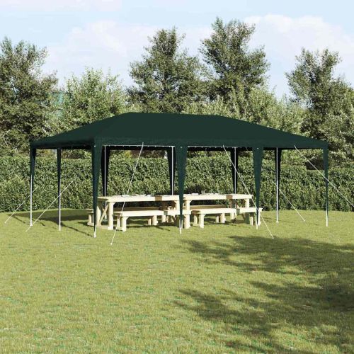 Парти шатър Зелен 600 x 400 x 266 см Полиетилен и стомана