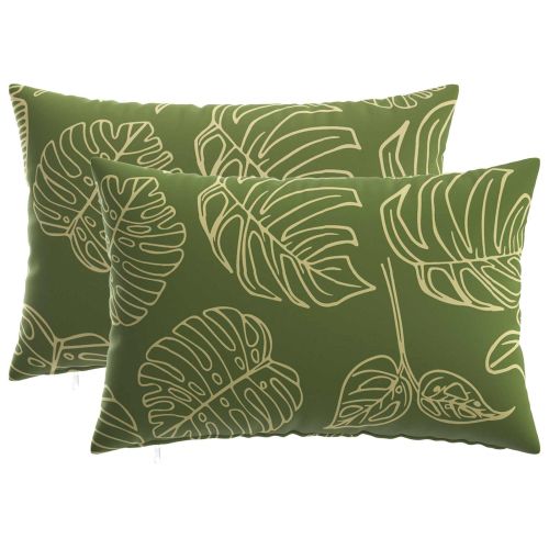 Калъфка за възглавница 2 pcs HEERLEN Дизайн с листа 50 x 80 cm