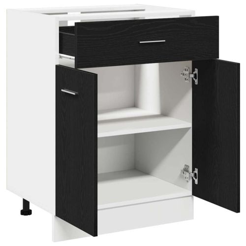 Висящ шкаф Черния дъб 60 x 46 x 81,5 см Инженерна дървесина