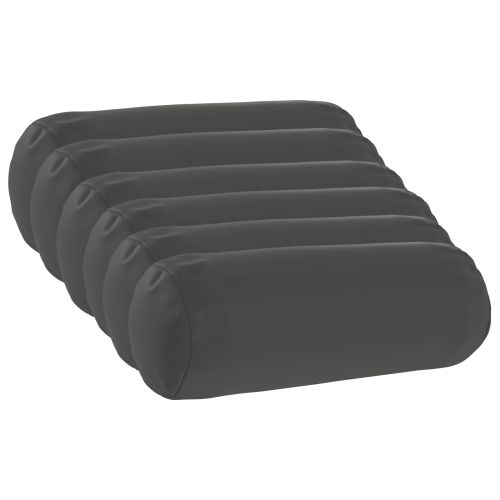 Калъфка за възглавница 6 pcs HEERLEN Антрацит Ø 15 x 40 см