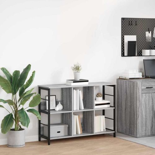Рафт за книги 6 нива 102 x 32 x 72,5 см Инженерна дървесина