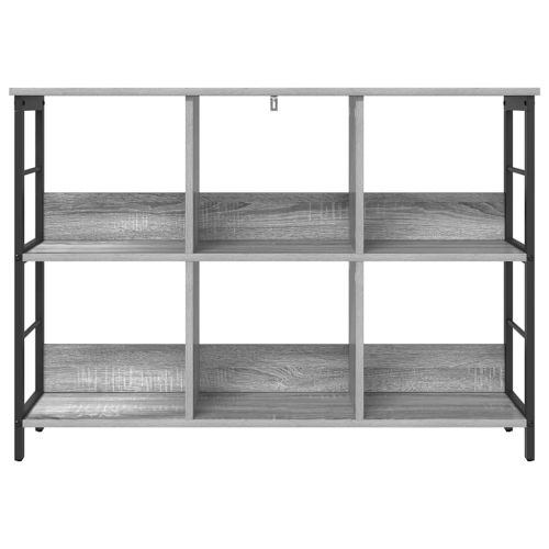Рафт за книги 6 нива 102 x 32 x 72,5 см Инженерна дървесина