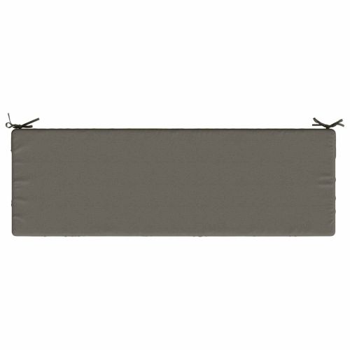 Възглавница за пейка SOEST 100% полиестер Сиво 140 x 50 x 8 см