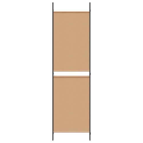3-панелен параван Бежово 150 x 180 cm Текстил