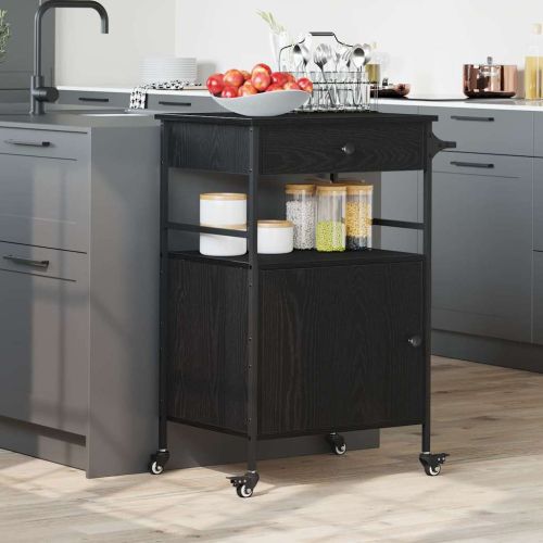 Кухненска количка Черния дъб 56 x 43 x 89,5 см