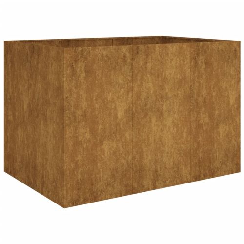 Градинска повдигната леха 120x80x80 см кортенова стомана
