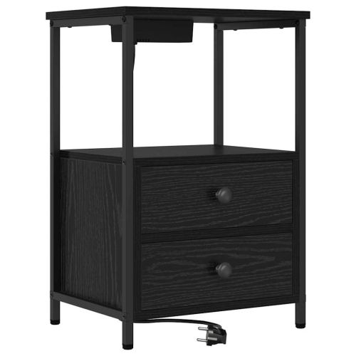 Нощен шкаф Черния дъб 40 x 31 x 60 см Инженерна дървесина
