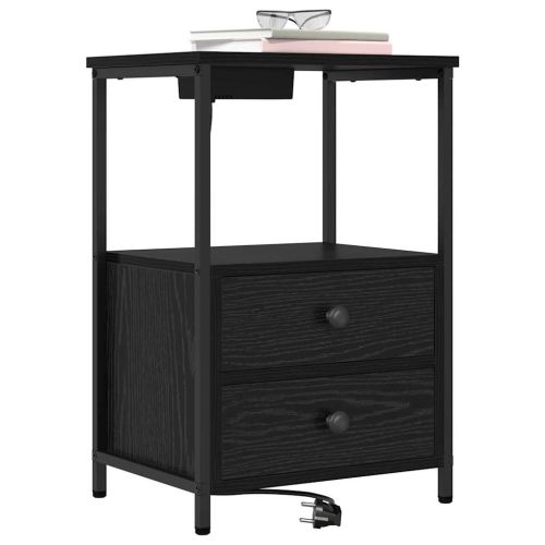 Нощен шкаф Черния дъб 40 x 31 x 60 см Инженерна дървесина
