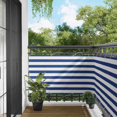 Балконен екран 100 x 400 cm Оксфордска тъкан Правоъгълна