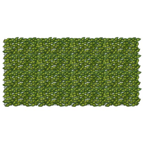 Завеса за балкон с листа Зелен и жълт 200 x 100 cm
