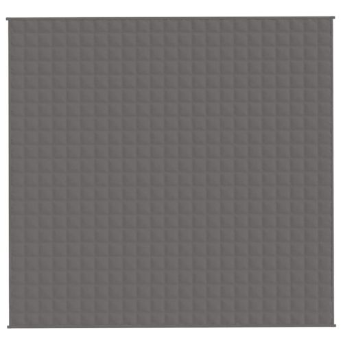Утежнено одеяло сиво 220x240 см 15 кг плат