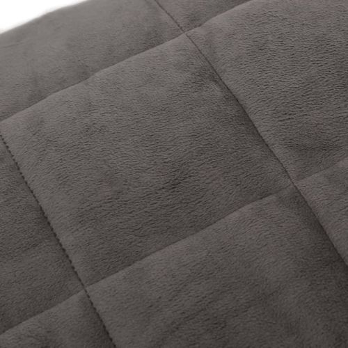 Утежнено одеяло сиво 220x240 см 15 кг плат