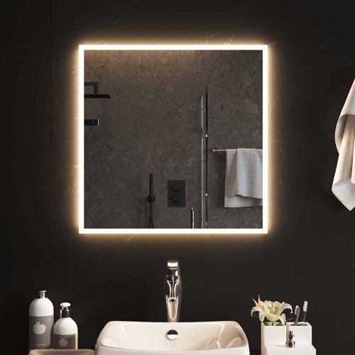 LED огледало за баня, 60x60 см