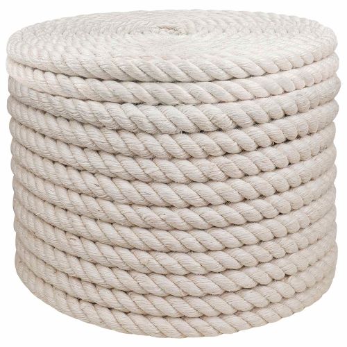 Въже от юта 20 mm Бяло 100% Тоса юта