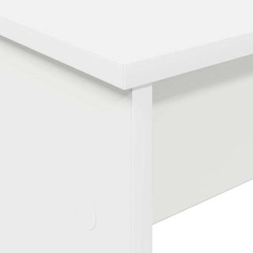 Стойка за клавиатура Бяло 100 x 32 x 64 см Инженерна дървесина
