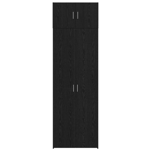 Шкаф за съхранение 3 бр. Черния дъб 70 x 42,5 x 225 см