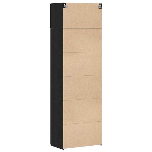 Шкаф за съхранение 3 бр. Черния дъб 70 x 42,5 x 225 см