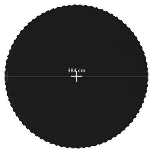 Отскачаща повърхност за кръгъл батут 14 Ft/4,27 м черен текстил
