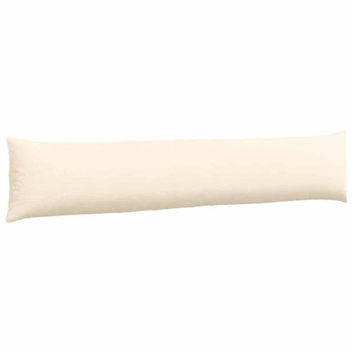 Диван възглавници 2 pcs Крем 200 x 40 см Кордюрова тъкан