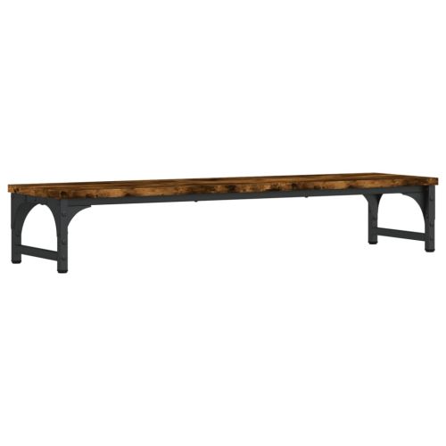 Поставка за монитор, опушен дъб, 85x23x15,5 см, инженерно дърво