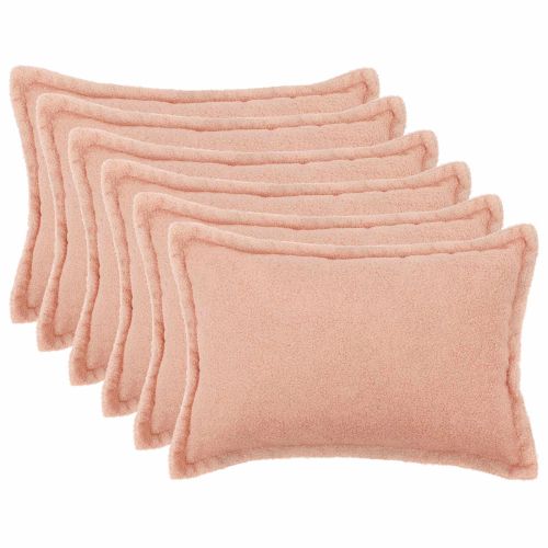 Калъфка за възглавница 6 pcs HOUTEN Розово 50 x 70 cm Букле