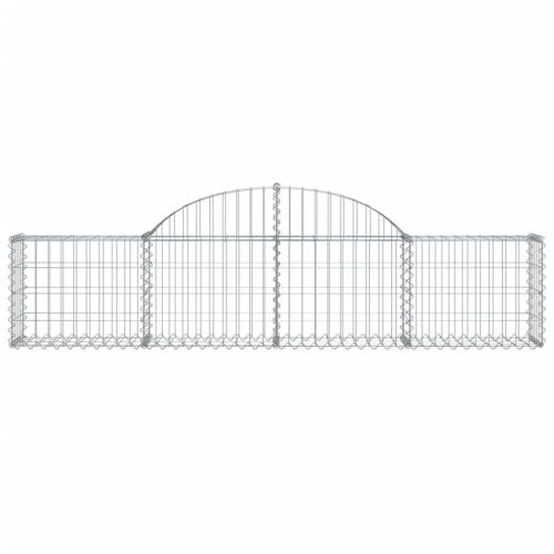 Габионни кошници арка 11 бр 200x30x40/60 см поцинковано желязо