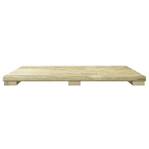 Плочка за decking 12 бр. Зелено 50 x 50 cm