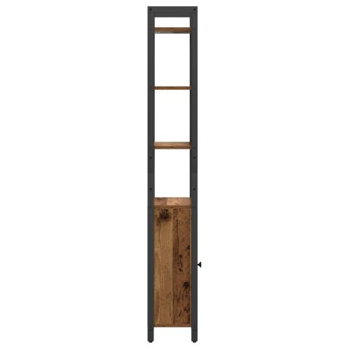 Шкаф за книги 6 нива 40 x 24 x 161 см Инженерна дървесина