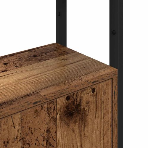 Шкаф за книги 6 нива 40 x 24 x 161 см Инженерна дървесина