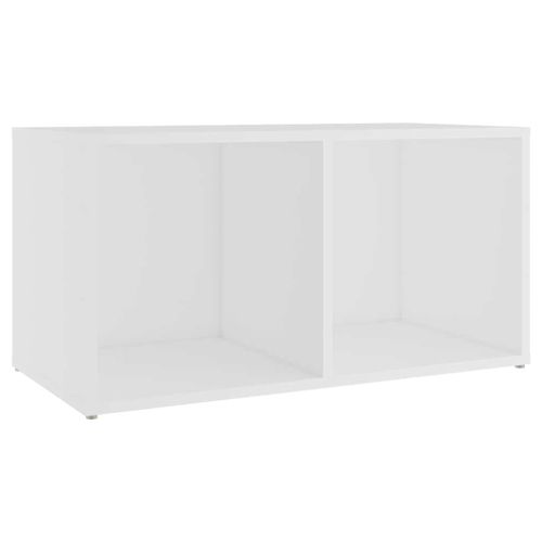 ТВ шкафове, 4 бр, бeли, 72x35x36,5 см, инженерно дърво